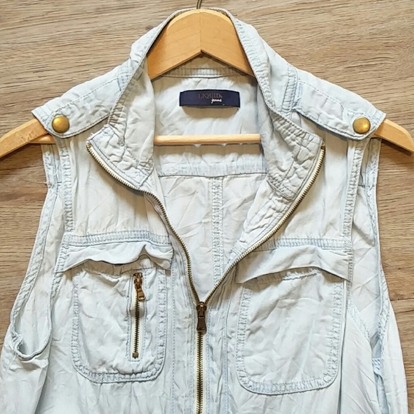 Liquidx Jean's | Light denim vest - Picture 2 of 5